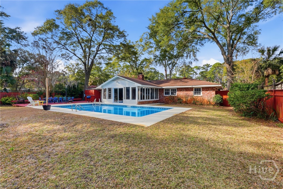 105 Carlton Road Savannah, GA 31410 - Photo 34 of 48 Back yard