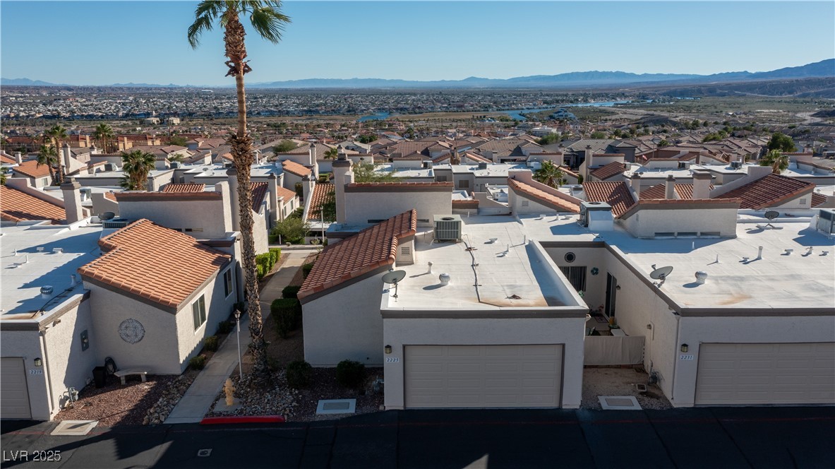 2225 Pebble Creek Lane Laughlin, NV 89029 - Photo 67 of 87 Aerial perspective of suburban area featuring mountains