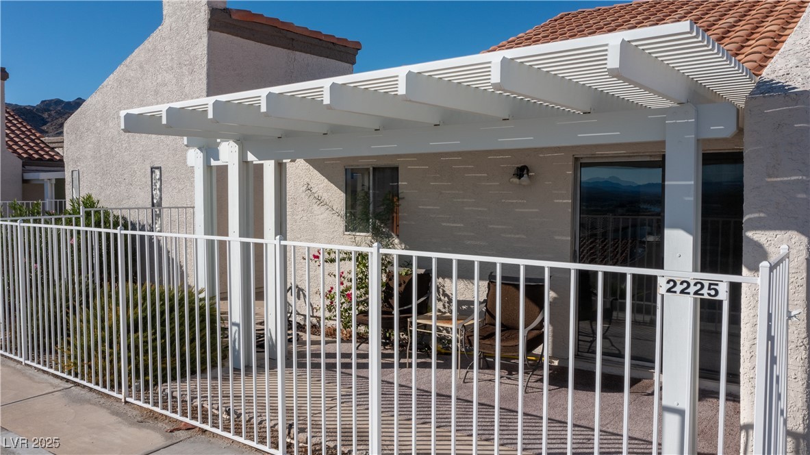 2225 Pebble Creek Lane Laughlin, NV 89029 - Photo 72 of 87 View of patio / terrace with a pergola