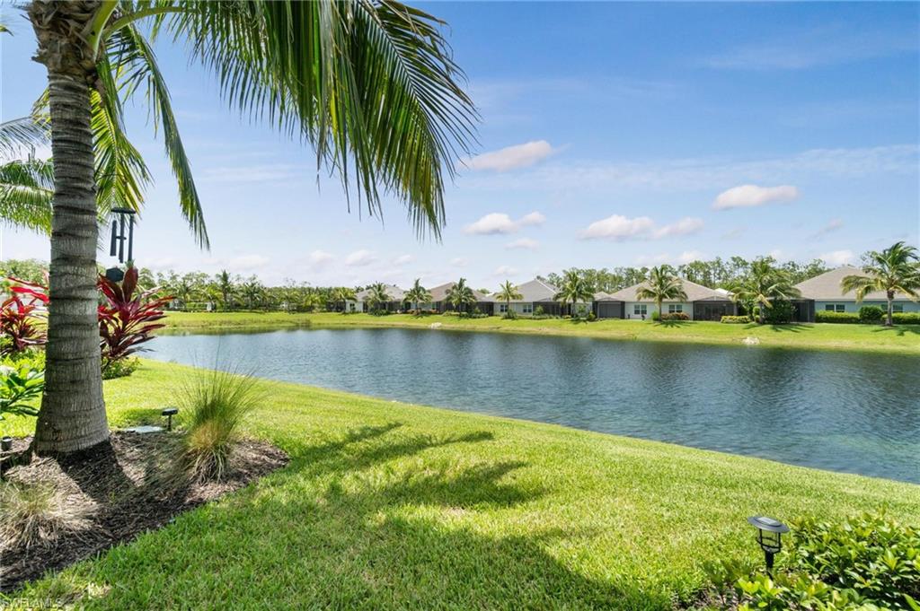 2298 Marquesa Circle Naples, FL 34112 - Photo 28 of 50 a view of a lake with a palm trees