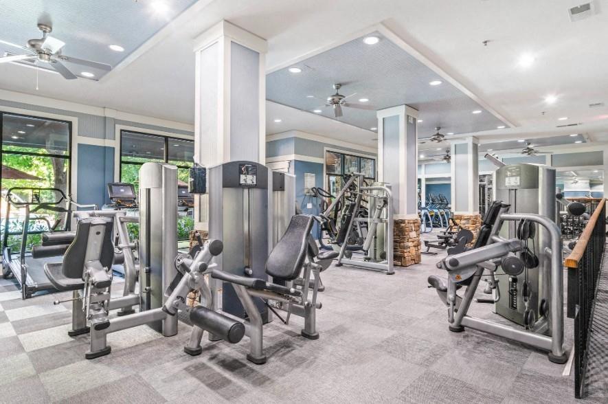 1740 Century Circle Northeast, Unit 1237 Atlanta, GA 30345 - Photo 14 of 18 a view of a room with gym equipment