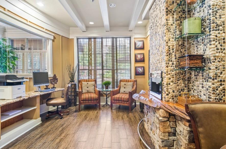 1740 Century Circle Northeast, Unit 1237 Atlanta, GA 30345 - Photo 15 of 18 a living room with furniture and a large window