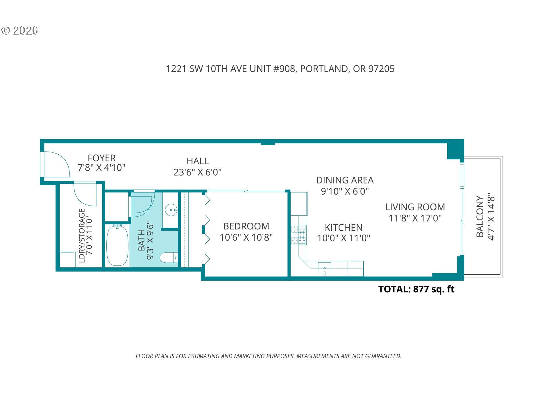 1221 Southwest 10th Avenue, Unit 908 Portland, OR 97205 - Photo 48 of 48