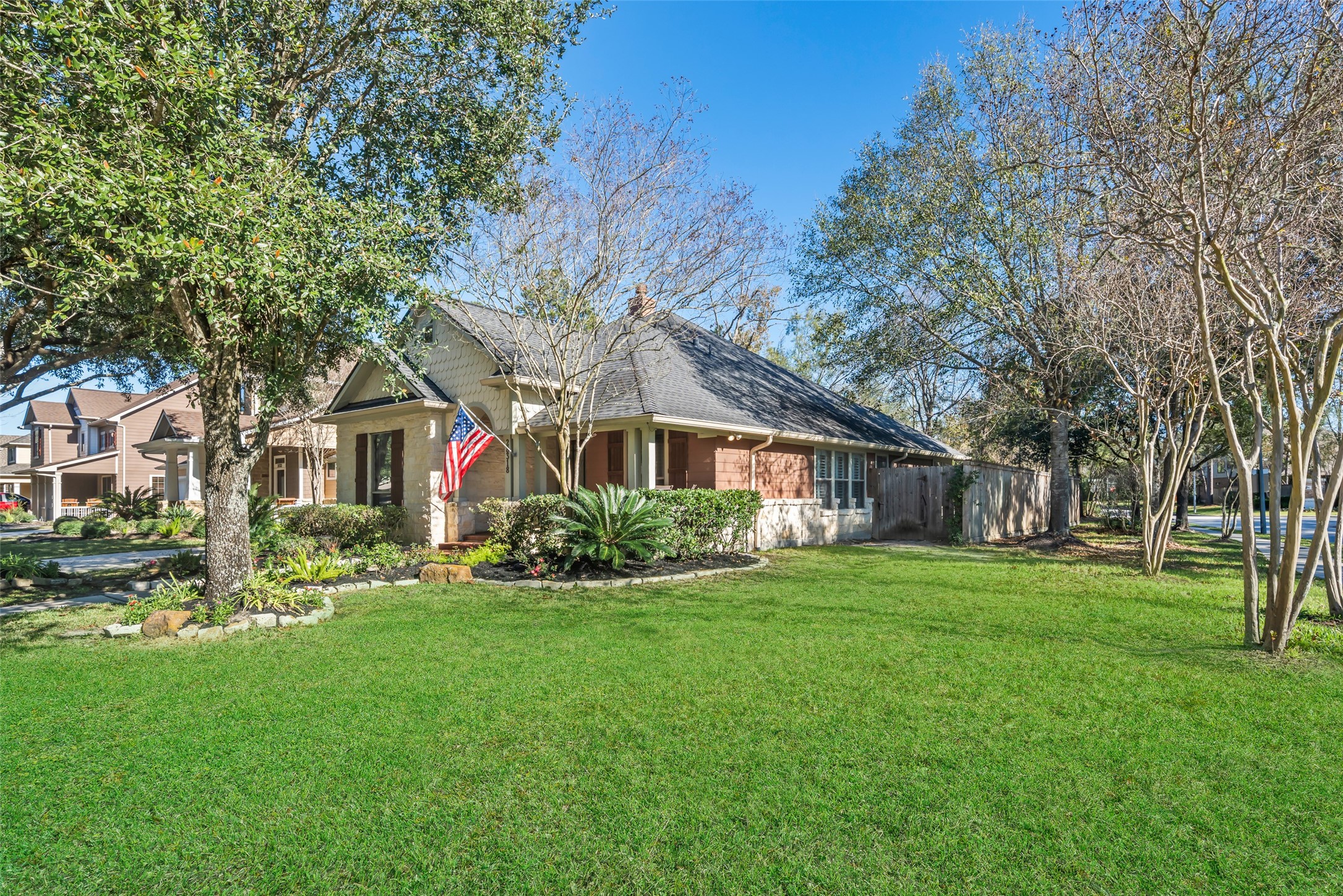 28318 Ryans Ridge Lane Spring, TX 77386 - Photo 35 of 48 a front view of house with yard and green space