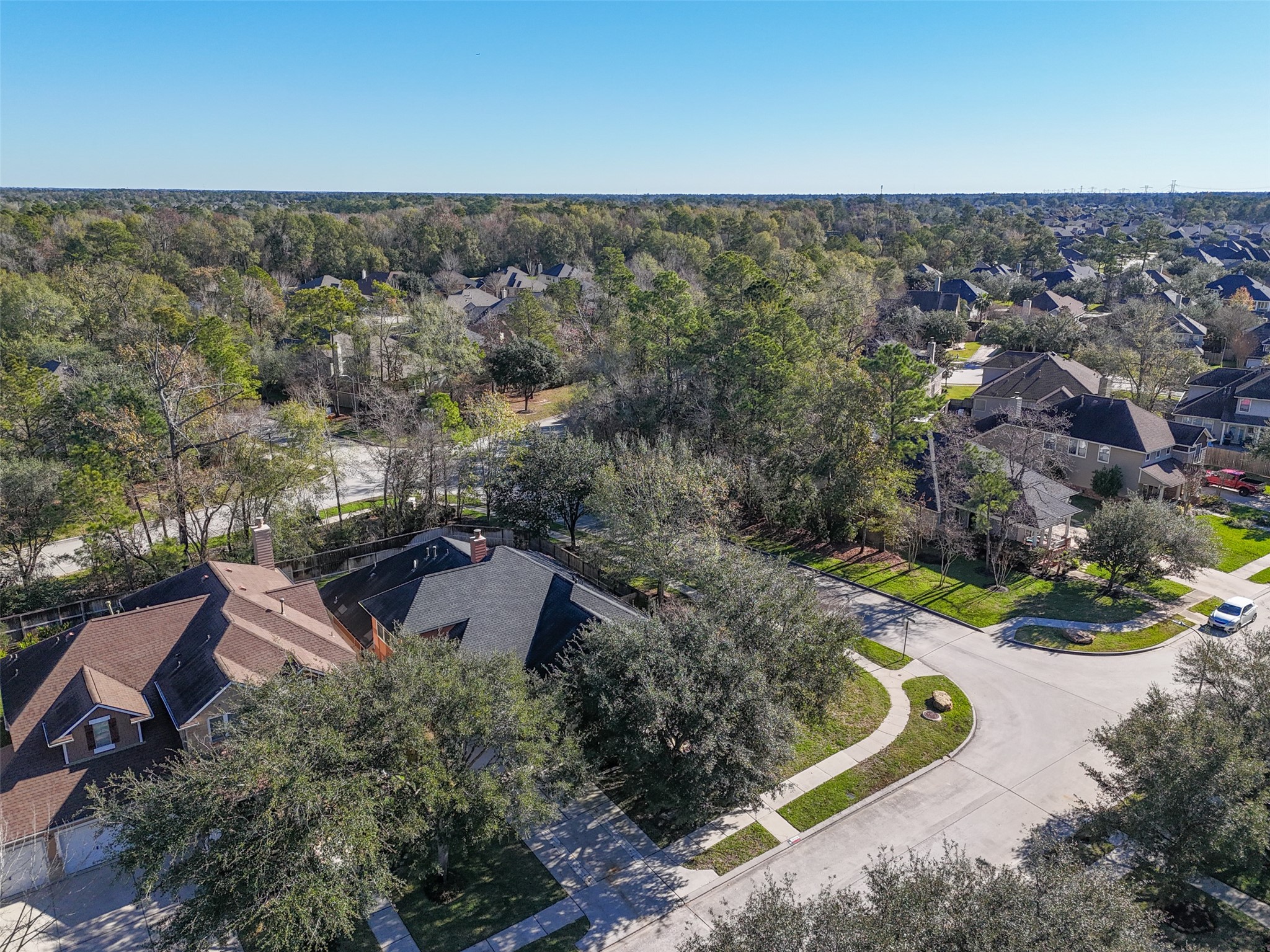 28318 Ryans Ridge Lane Spring, TX 77386 - Photo 39 of 48 an aerial view of house with yard