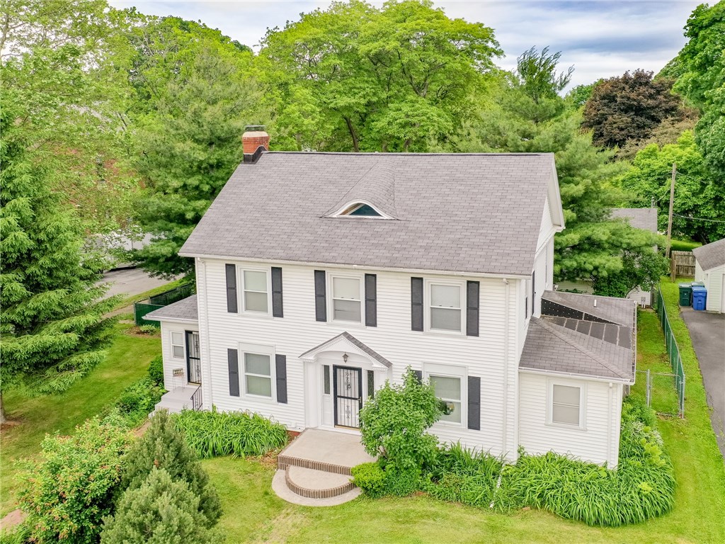 3511 Lake Avenue Rochester, NY 14612 - Photo 1 of 1 FRONT AERIAL VIEW NOTE TWO ENTRANCES ONE TO HOME T