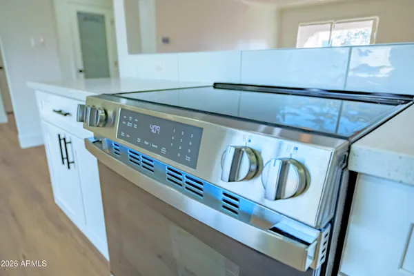 a close view of stove