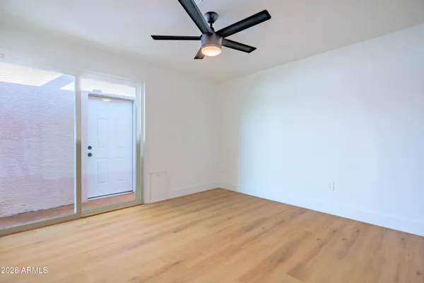 wooden floor in an empty room