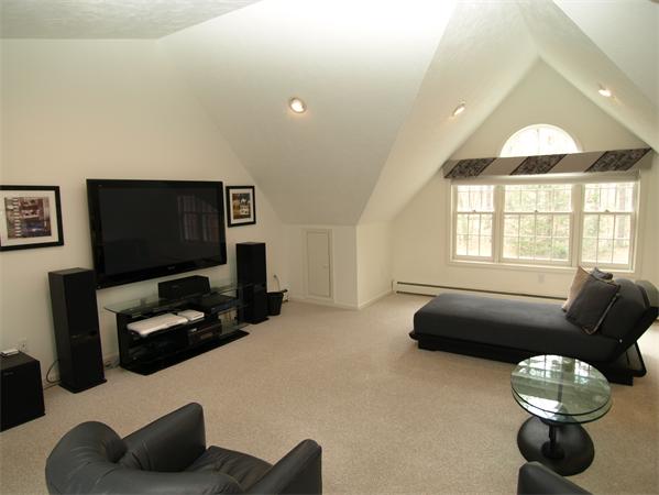 108 West Berlin Road Bolton, MA 01740 - Photo 21 of 25 a living room with furniture and a flat screen tv