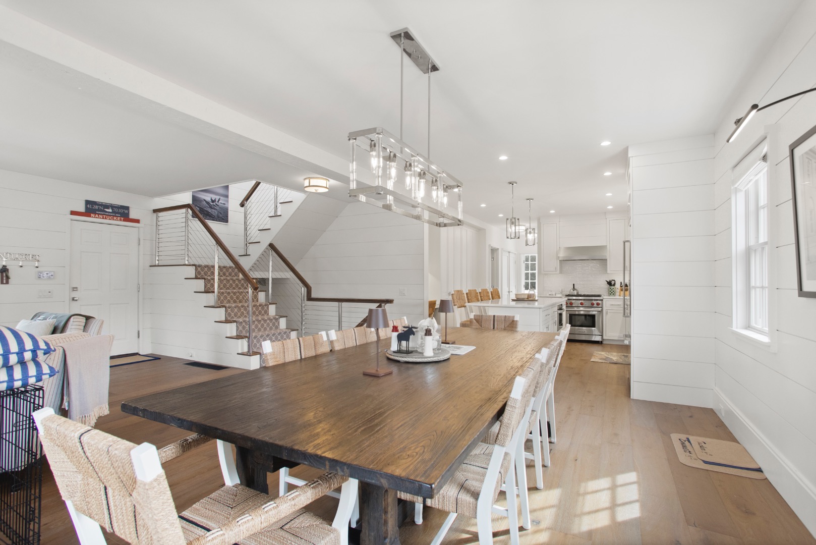 2 Blazing Star Road Nantucket, MA 02554 - Photo 13 of 47 a view of a dining room with furniture and wooden floor