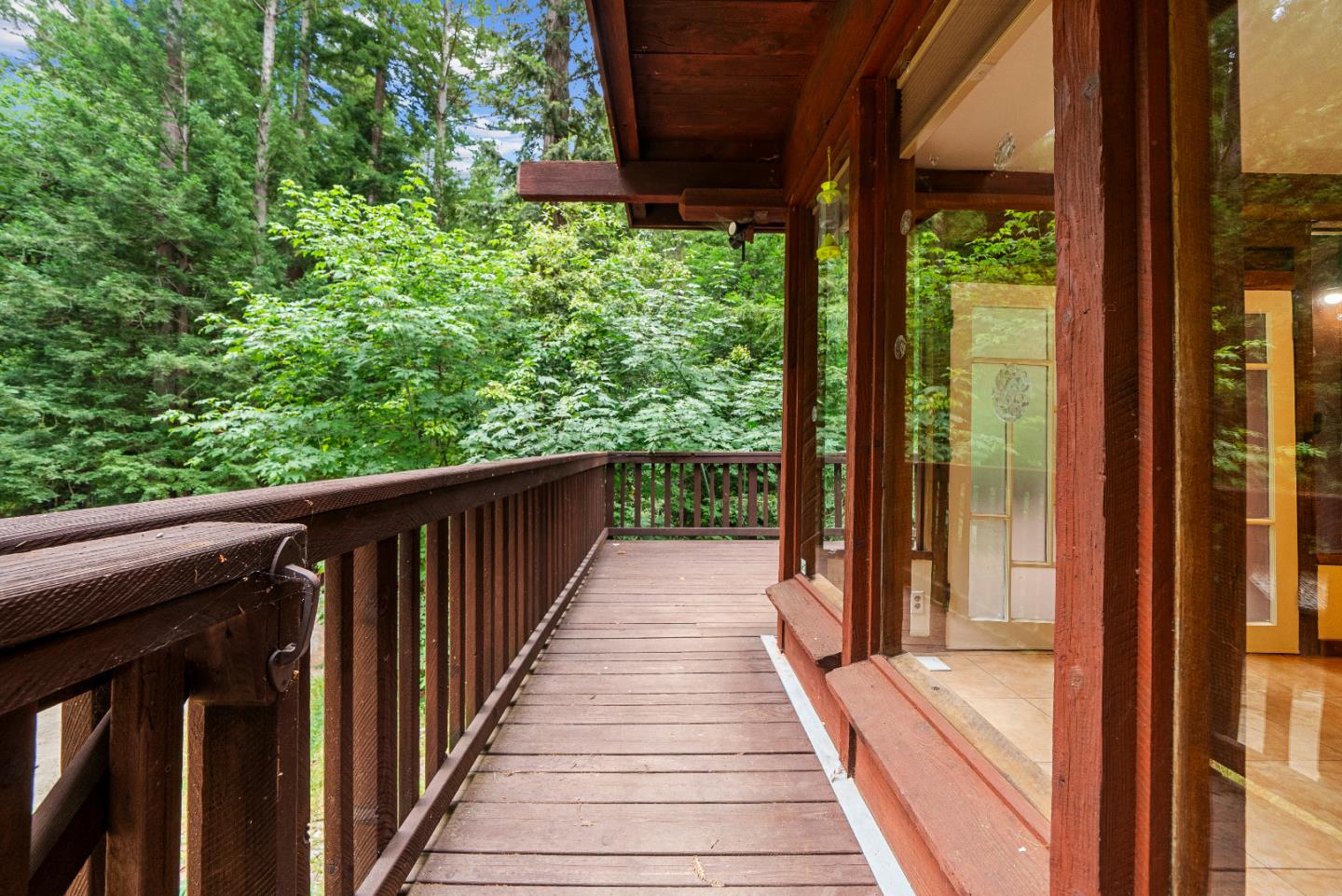Undisclosed Address Boulder Creek, CA 95006 - Photo 7 of 41 a view of balcony with wooden floor