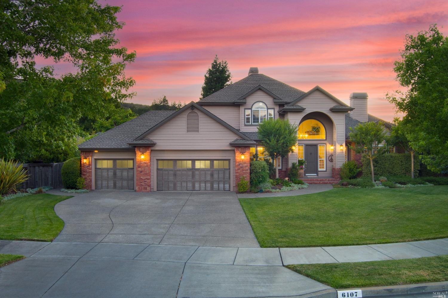 6107 Melita Court Santa Rosa, CA 95409 - Photo 1 of 1 a front view of a house with garden