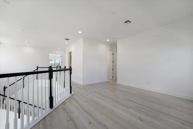 a view of balcony with ocean view