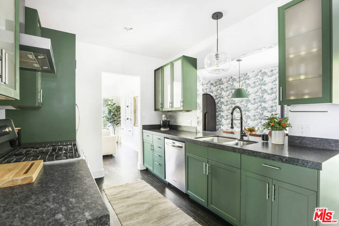 3003 Fall Avenue Los Angeles, CA 90026 - Photo 17 of 45 a kitchen with sink and window