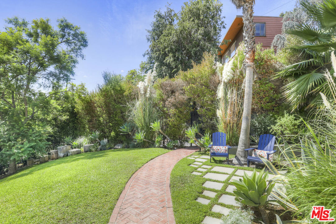 3003 Fall Avenue Los Angeles, CA 90026 - Photo 7 of 45 a view of a chair and table in the garden