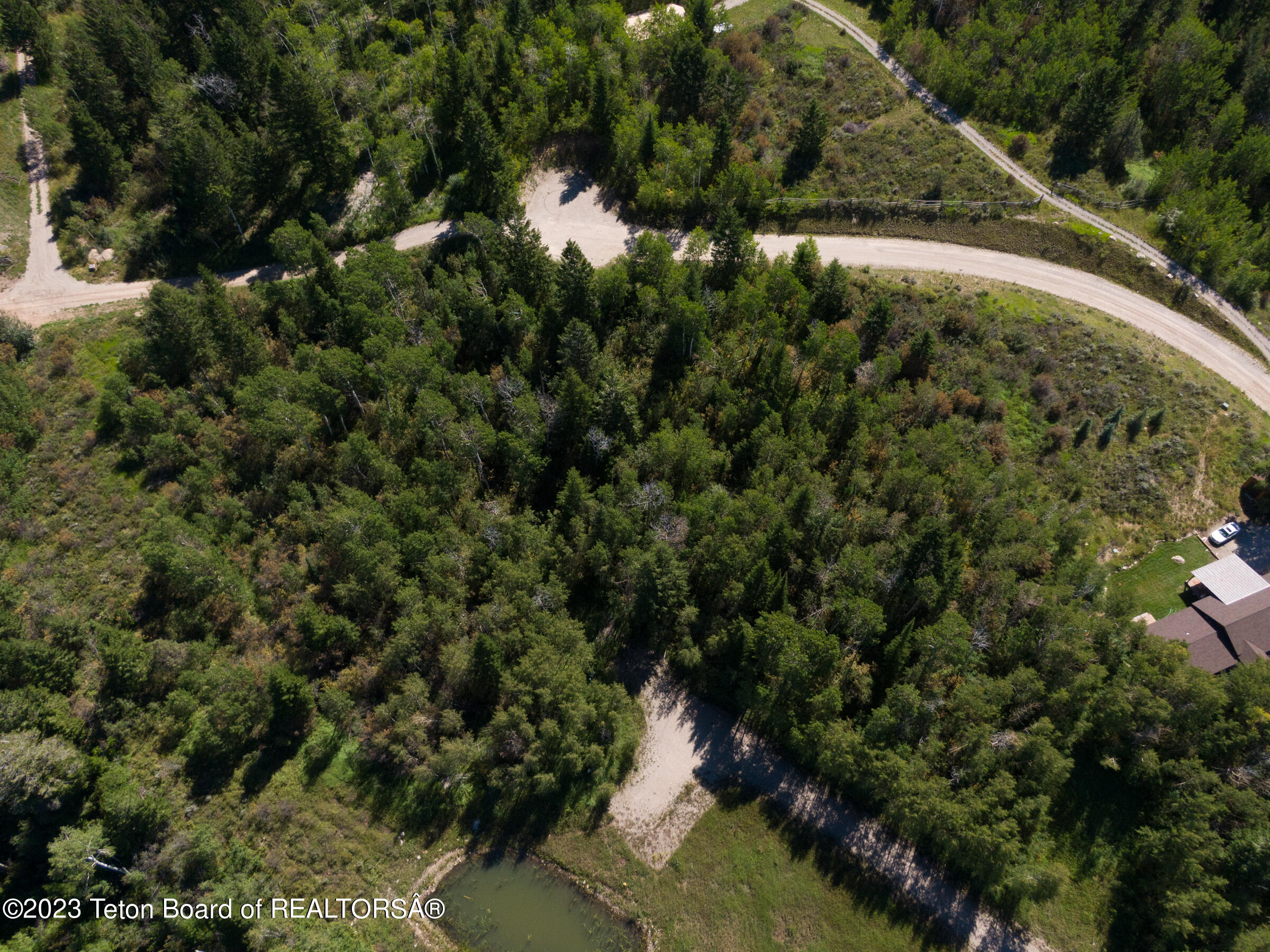 1780 East 5250 Street Victor, ID 83455 - Photo 34 of 36 Overlook-20 aerial from above 2