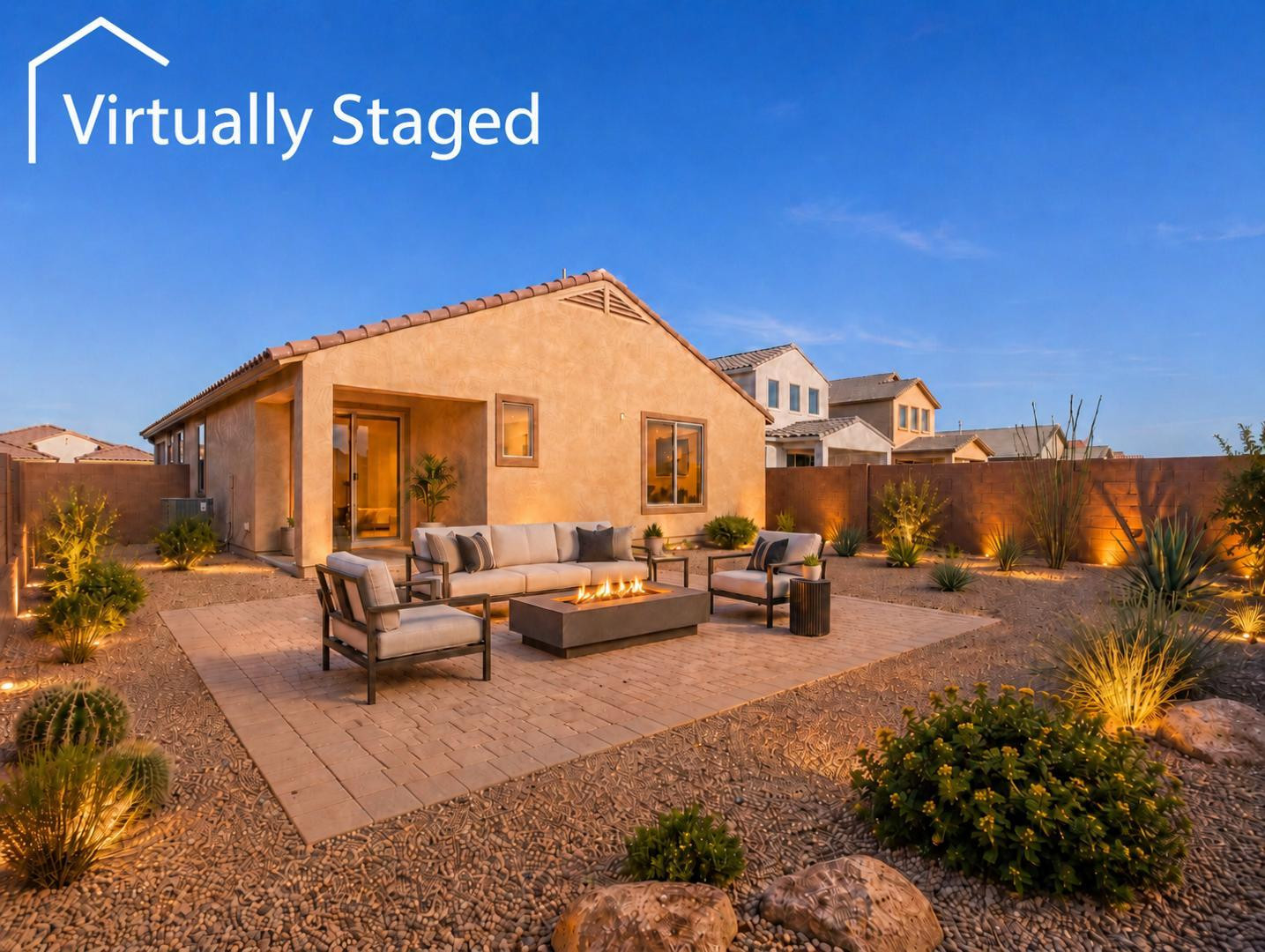 7143 West Coles Road Laveen, AZ 85339 - Photo 15 of 15 a view of a terrace with sitting area