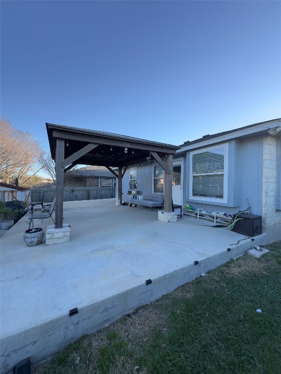 15200 Mandarin Crossing Pflugerville, TX 78660 - Photo 4 of 17 a backyard of a house with yard fire pit and outdoor seating