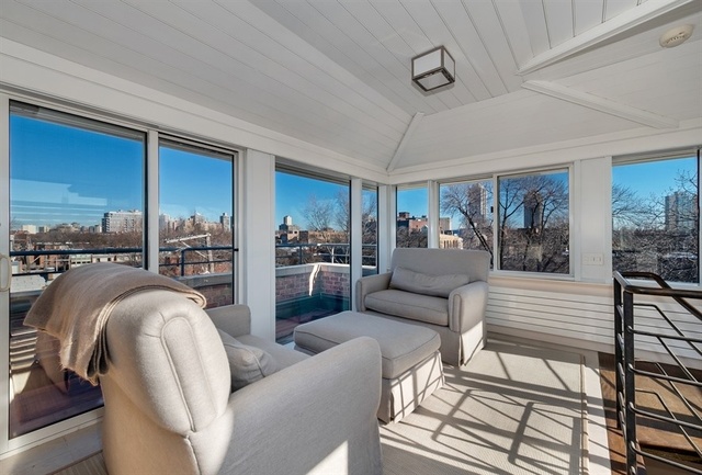 1939 North Howe Street Chicago, IL 60614 - Photo 51 of 54 a living room with furniture and a view of kitchen
