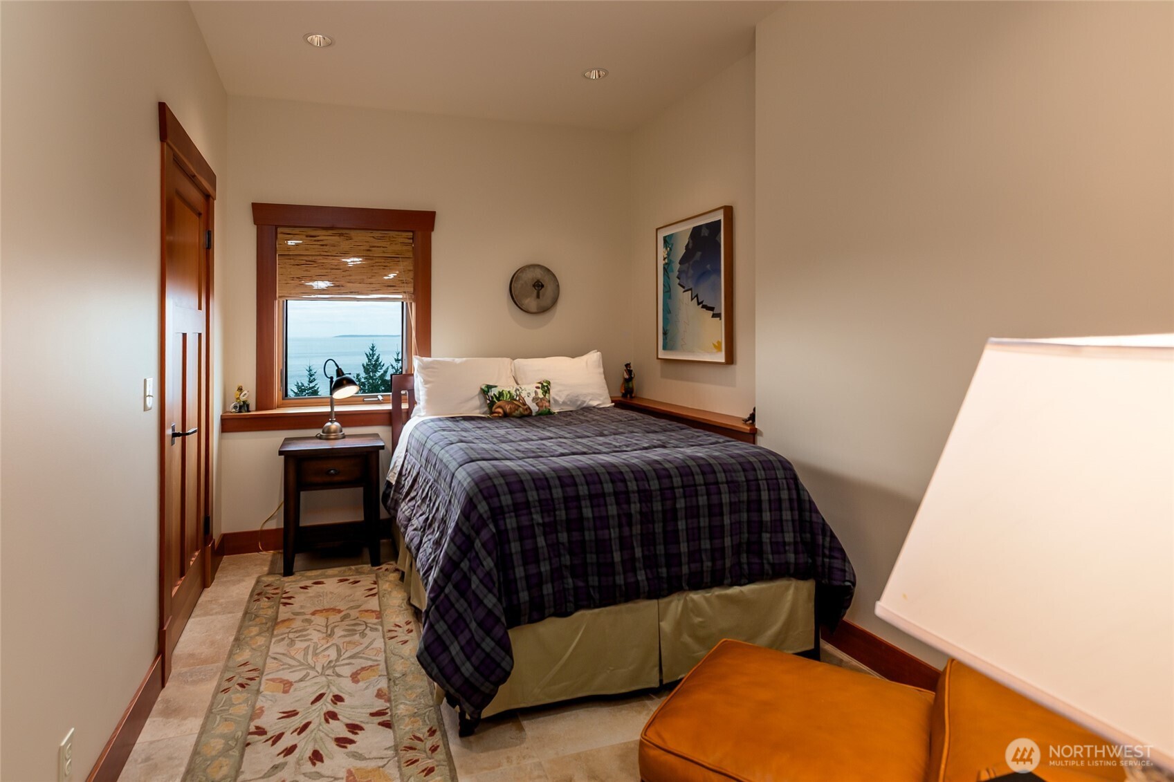260 West Side Road Friday Harbor, WA 98250 - Photo 25 of 40 a bedroom with a bed and window
