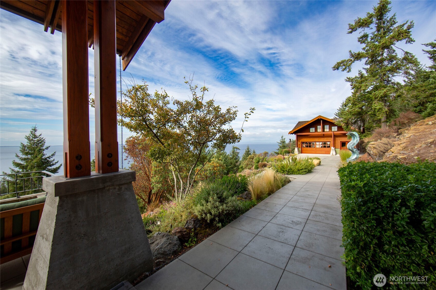 260 West Side Road Friday Harbor, WA 98250 - Photo 29 of 40 a view of a pathway of a house with a yard