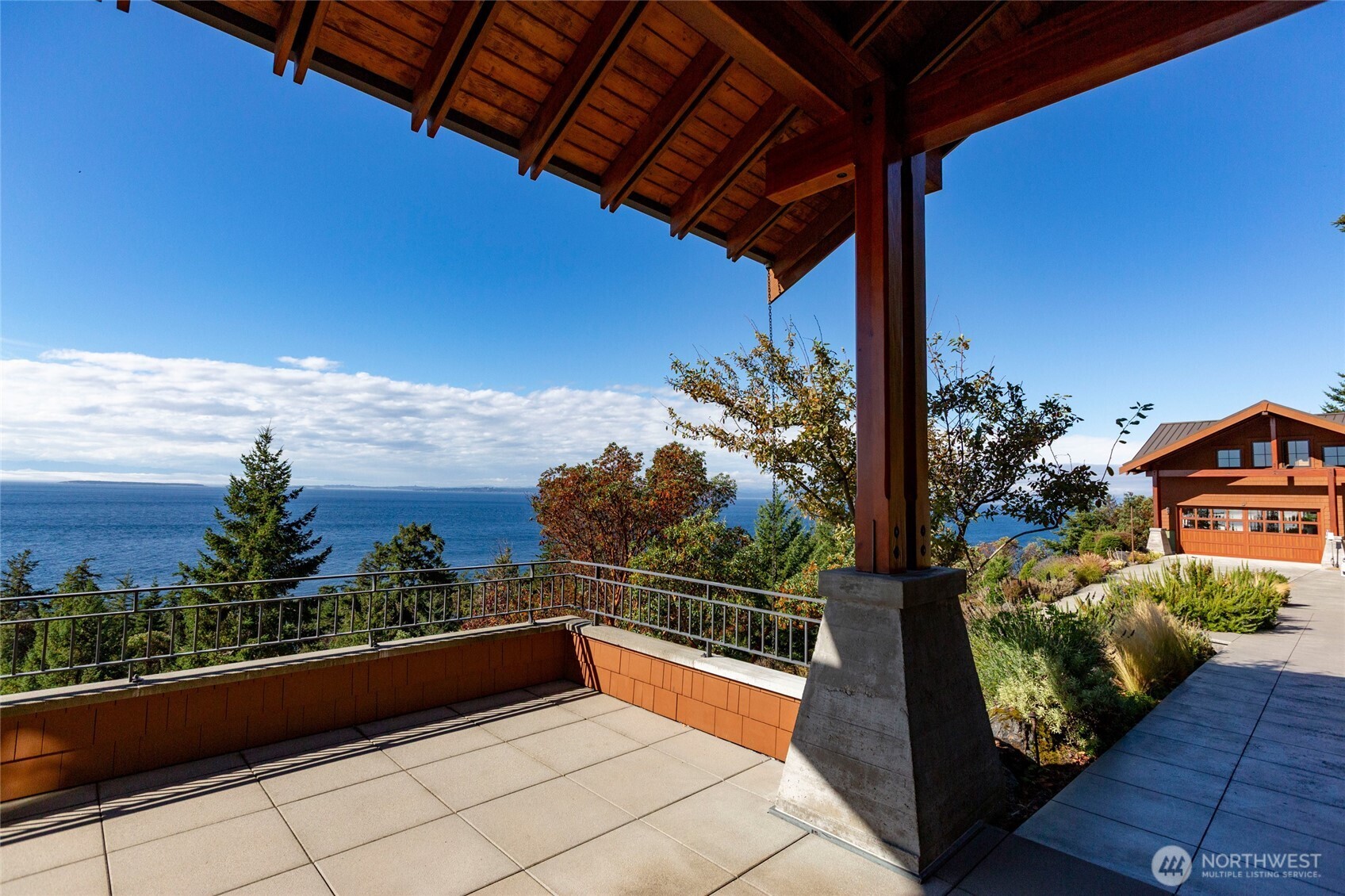 260 West Side Road Friday Harbor, WA 98250 - Photo 4 of 40 a view of a chairs and table in the balcony