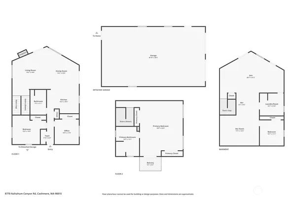 $1,079,000 | 8770 Nahahum Canyon Road, Cashmere, WA 98815