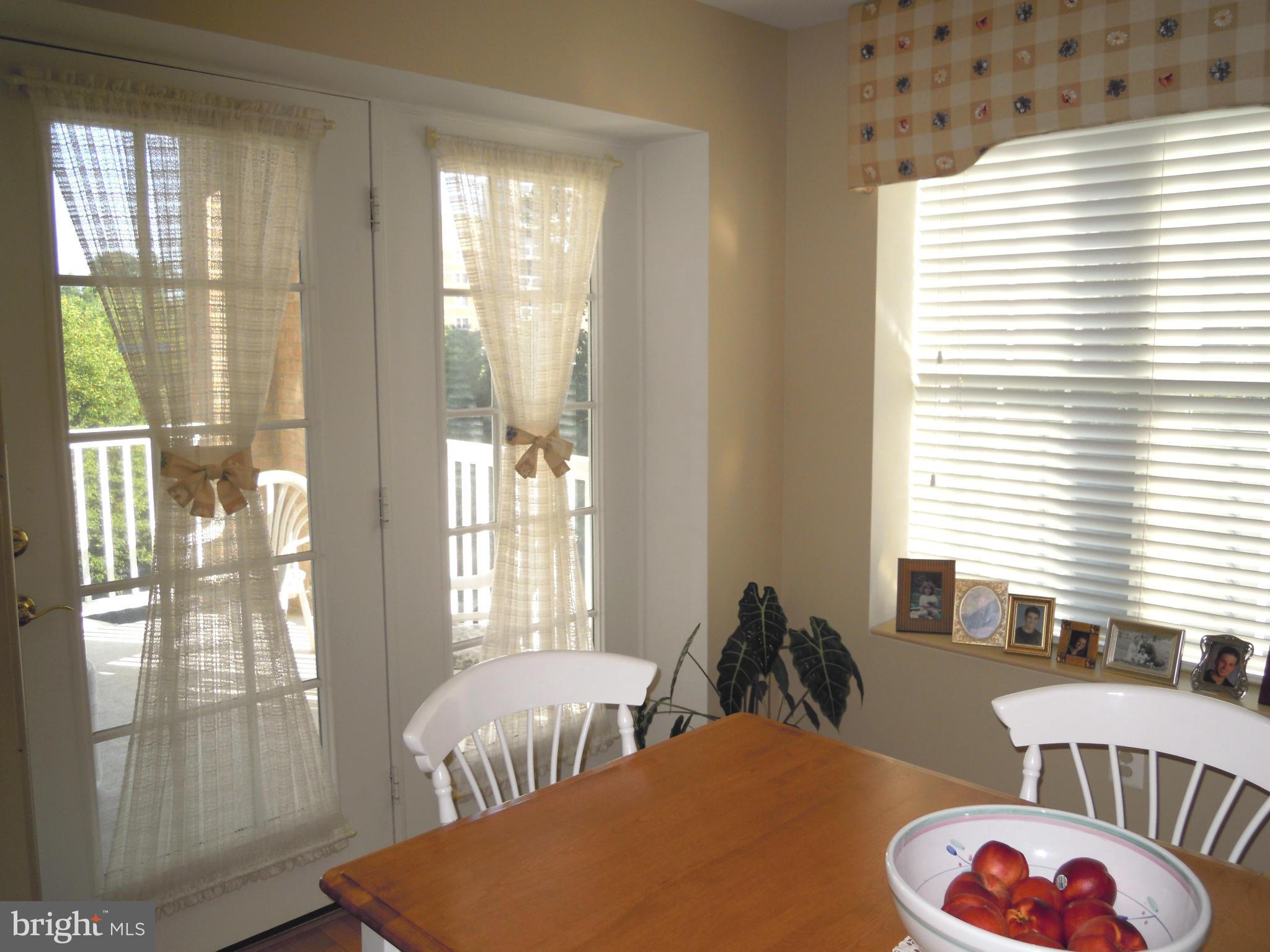 12300 Rosslare Ridge Road, Unit 401 Lutherville-Timonium, MD 21093 - Photo 9 of 30 Breakfast area w/French Door to Balcony
