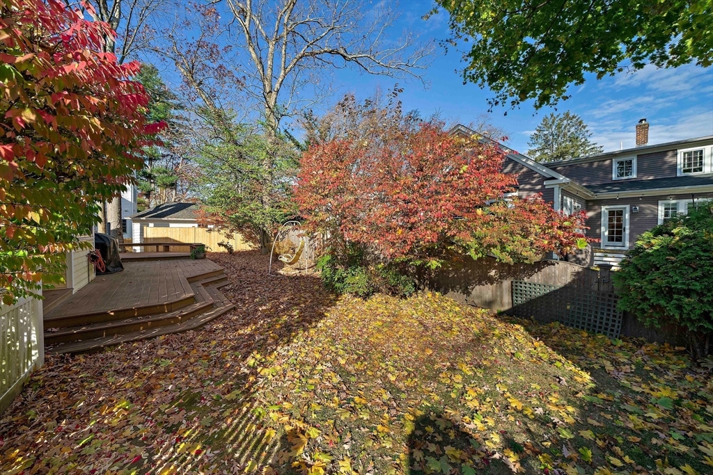 11 Gordon Road Needham, MA 02492 - Photo 39 of 42 a view of a yard with plants and trees