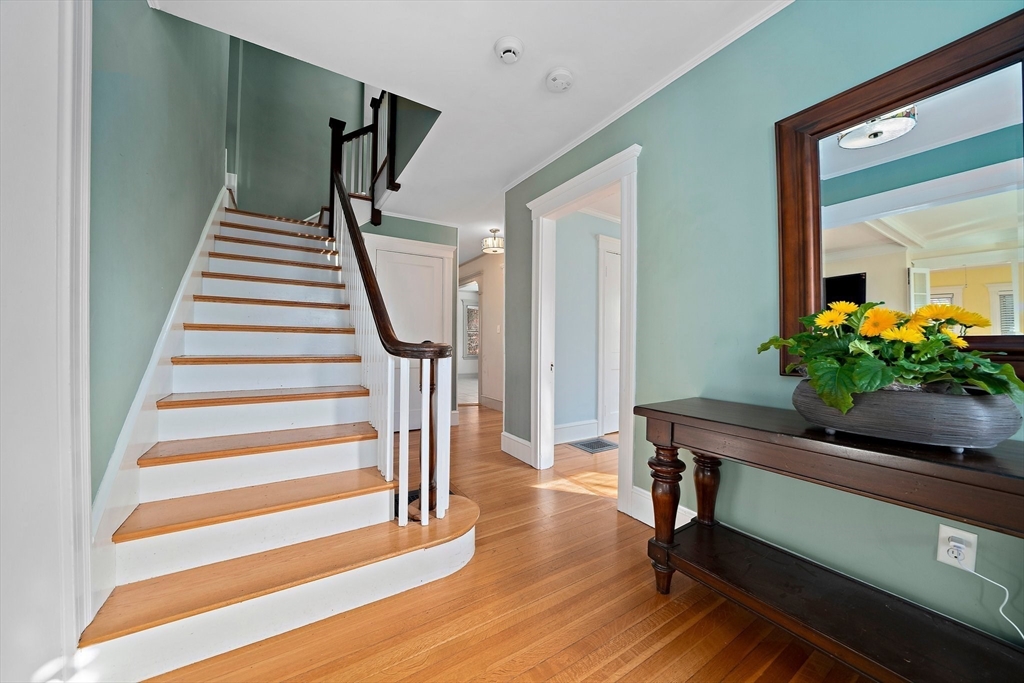 11 Gordon Road Needham, MA 02492 - Photo 5 of 42 a view of entryway and hall with wooden floor