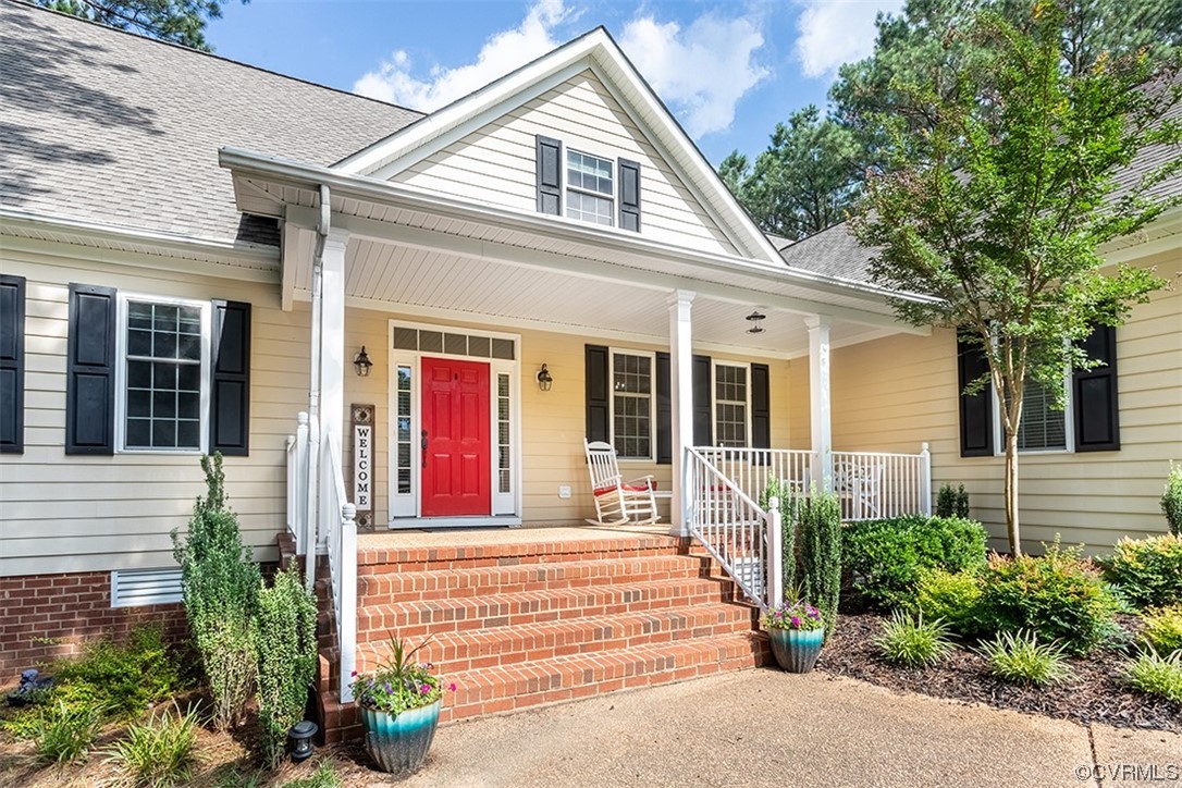 11570 Royal Lane Providence Forge, VA 23140 - Photo 2 of 49 a front view of a house with a porch