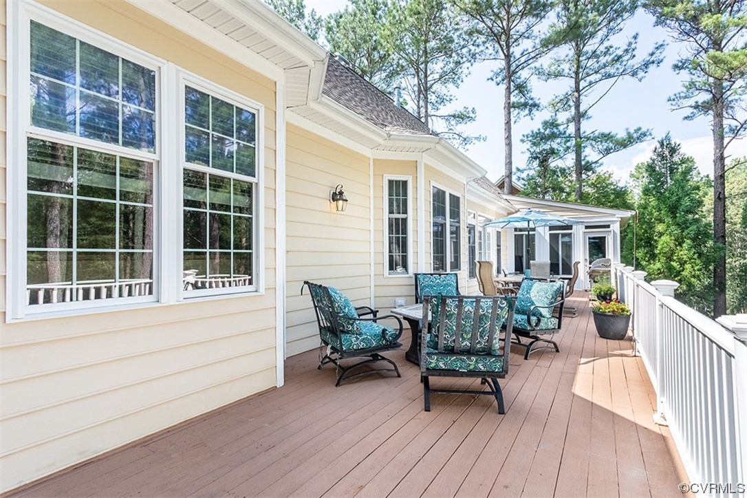 11570 Royal Lane Providence Forge, VA 23140 - Photo 43 of 49 a view of a house with patio and wooden floor