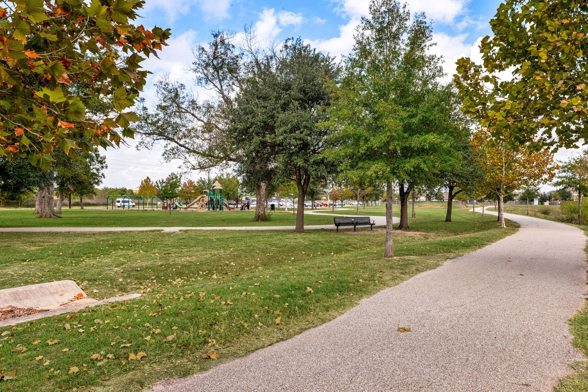 24014 Adobe Ridge Lane Katy, TX 77493 - Photo 40 of 45 a view of a park with large trees