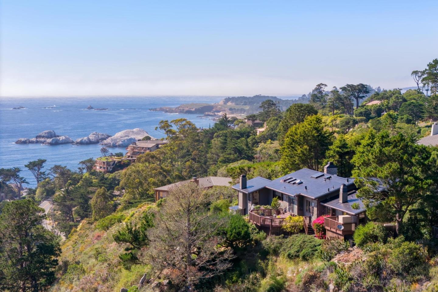 139 Boyd Way Carmel, CA 93923 - Photo 2 of 65 an aerial view of a houses with a yard and lake view