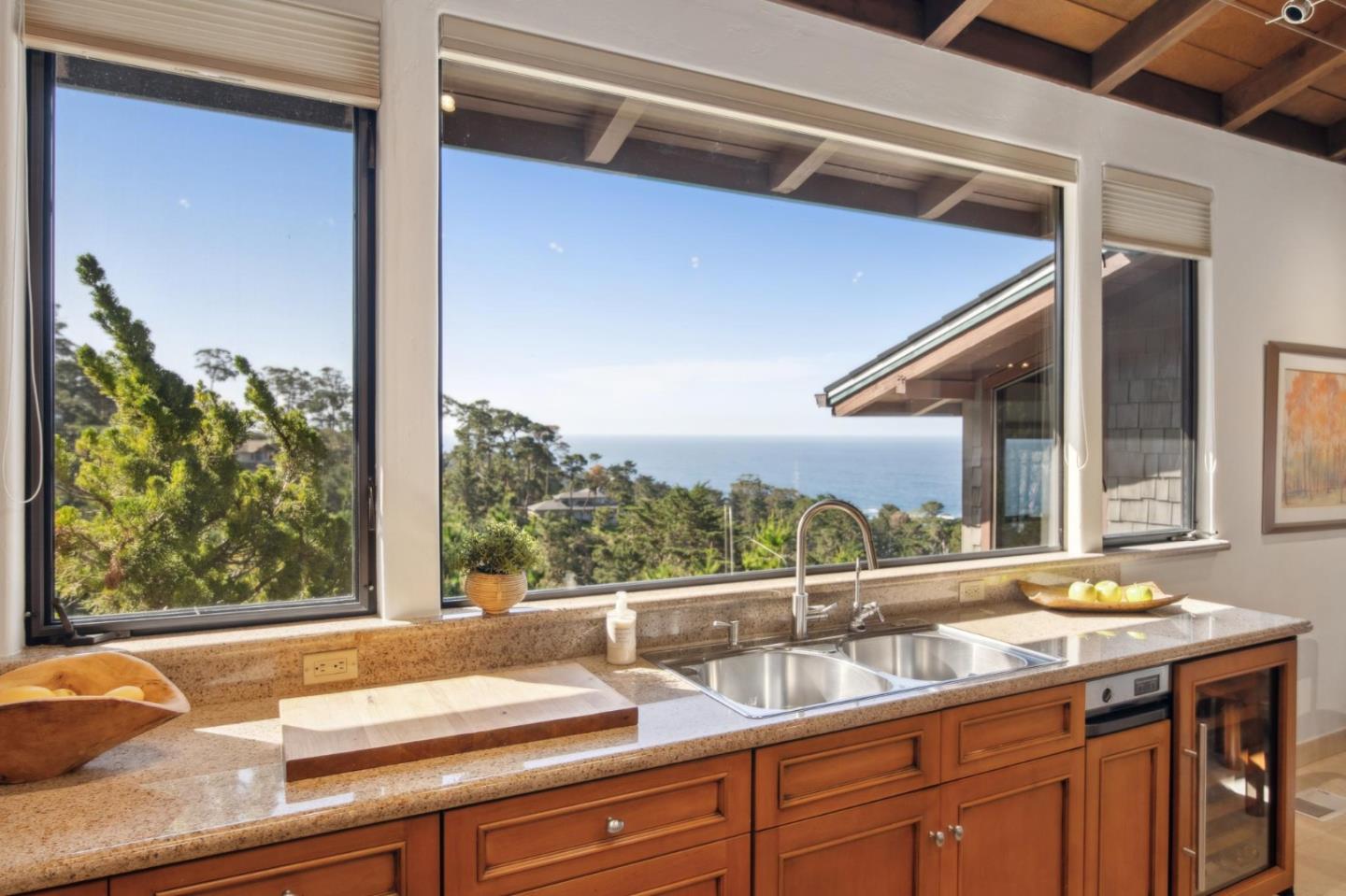 139 Boyd Way Carmel, CA 93923 - Photo 22 of 65 a kitchen with a sink and large window
