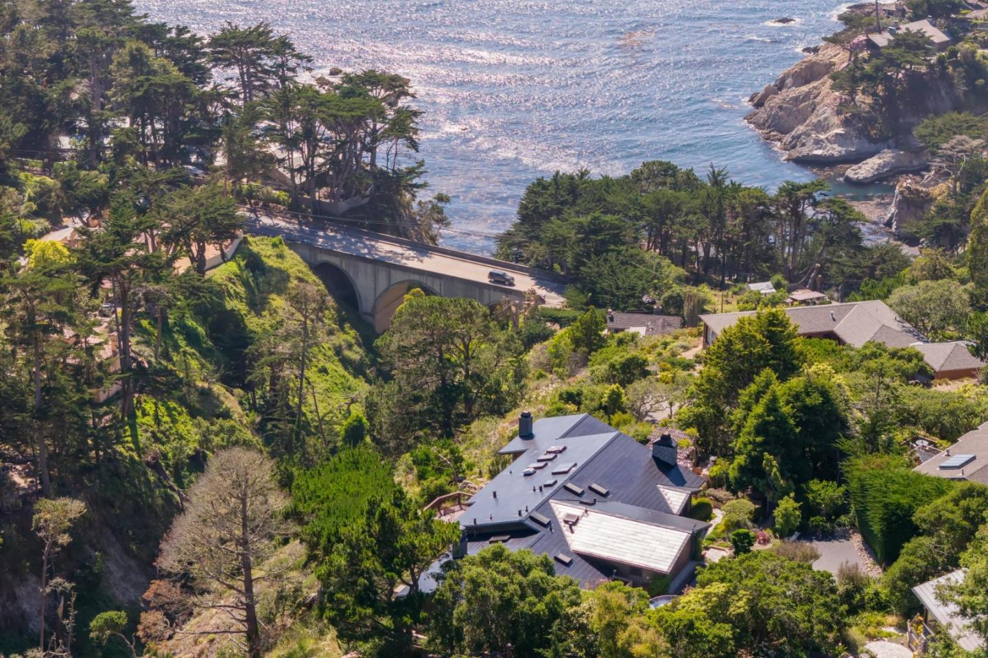 139 Boyd Way Carmel, CA 93923 - Photo 3 of 65 an aerial view of a house with a yard
