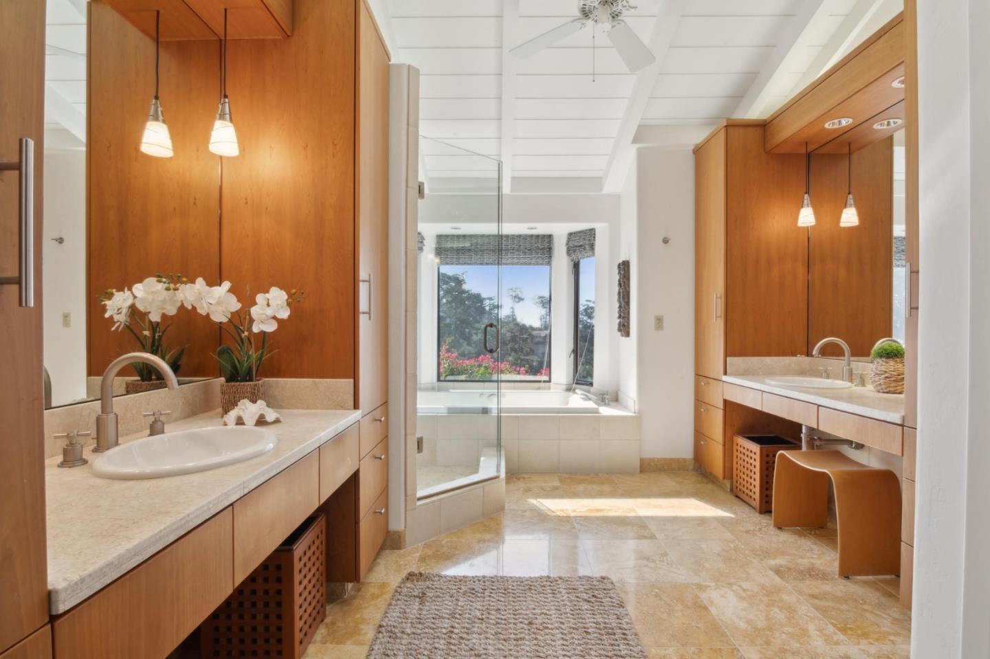 139 Boyd Way Carmel, CA 93923 - Photo 38 of 65 a spacious bathroom with a tub sink and mirror