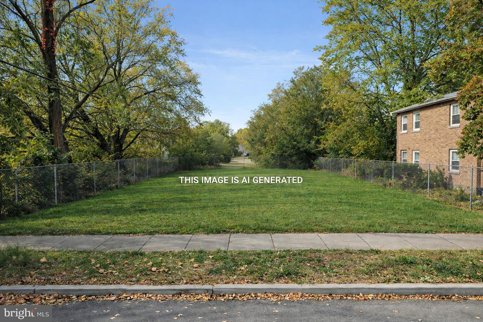 a view of a garden with a tree