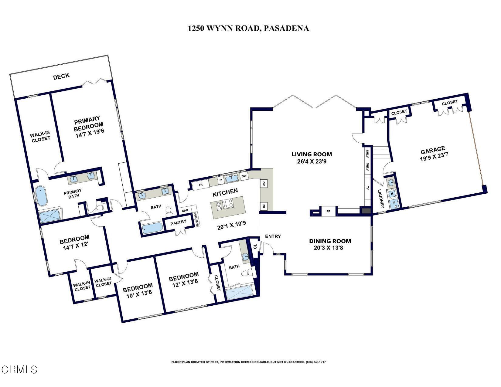 1250 Wynn Road Pasadena, CA 91107 - Photo 46 of 46 1250 WYNN FLOOR PLAN (1)