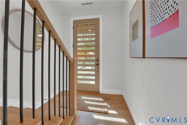 a view of front door