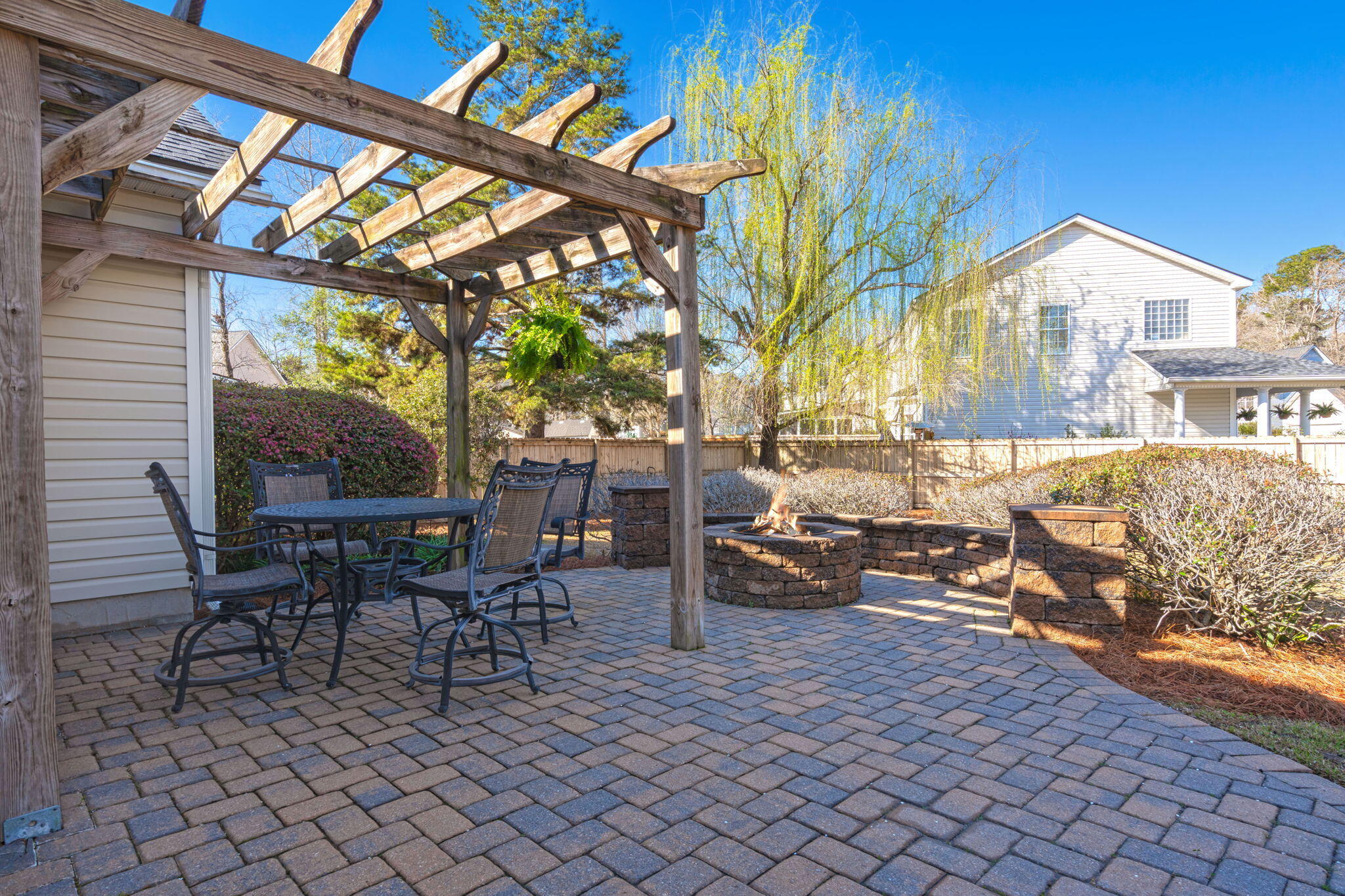 9234 Creedmore Road Summerville, SC 29485 - Photo 2 of 45 Stone Patio, Firepit & Pergola