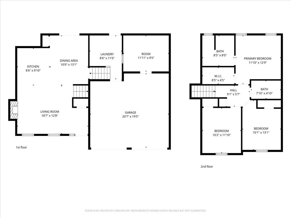 203 Bainbridge Way Dallas, GA 30132 - Photo 37 of 38 a picture of a floor plan