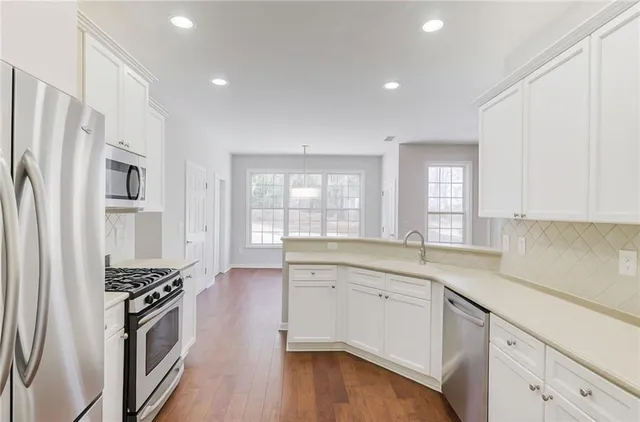 an empty room with window