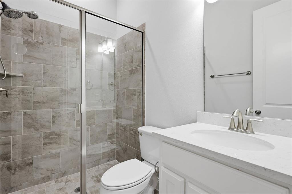 1053 Sarah Street Allen, TX 75013 - Photo 26 of 30 downstairs bathroom with shower