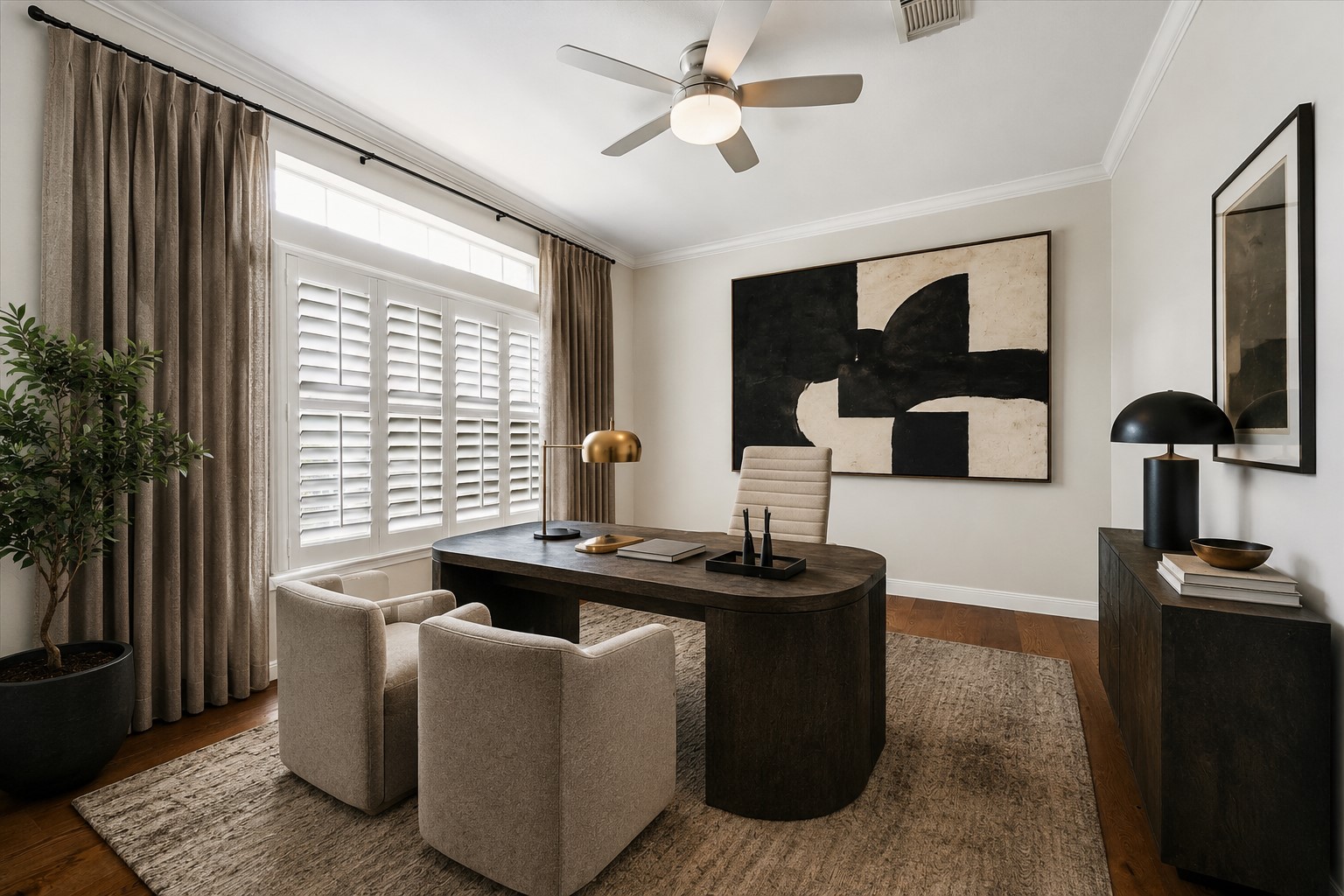 816 Anderson Street Bellaire, TX 77401 - Photo 3 of 45 Virtually Staged Study
