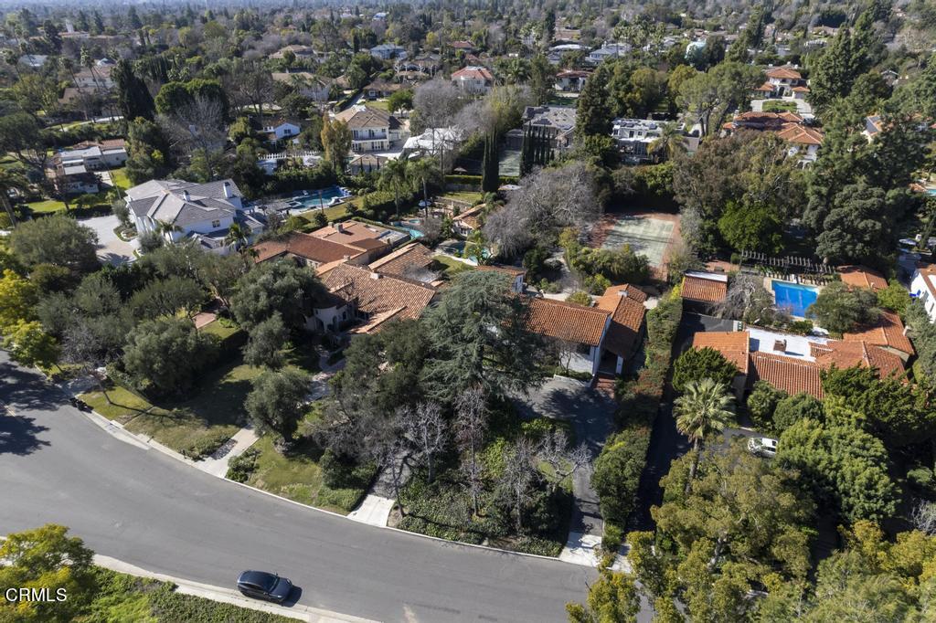893 Gainsborough Drive Pasadena, CA 91107 - Photo 48 of 62 an aerial view of residential houses with outdoor space
