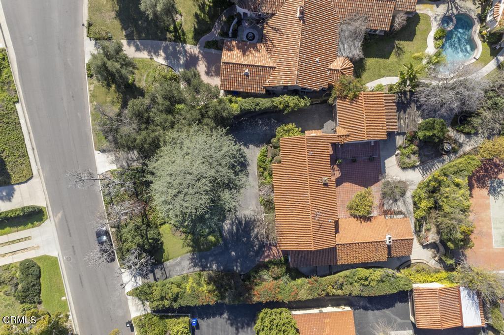 893 Gainsborough Drive Pasadena, CA 91107 - Photo 51 of 62 an aerial view of a house with yard