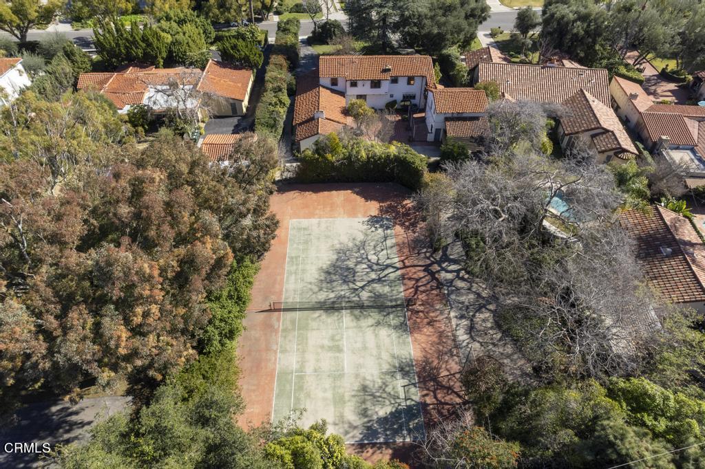 893 Gainsborough Drive Pasadena, CA 91107 - Photo 55 of 62 an aerial view of a house with a yard