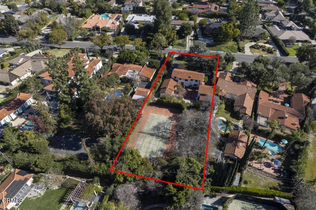 893 Gainsborough Drive Pasadena, CA 91107 - Photo 56 of 62 an aerial view of a houses with yard