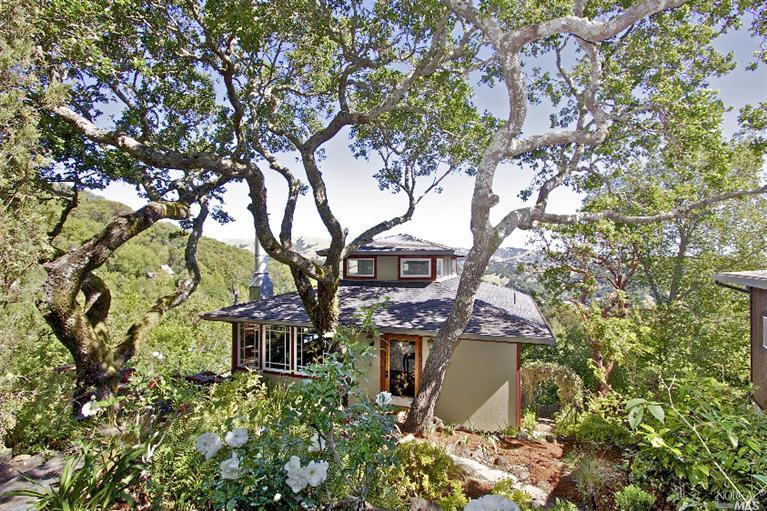 152 Ridge Road Fairfax, CA 94930 - Photo 1 of 1 an aerial view of a house with yard and outdoor space